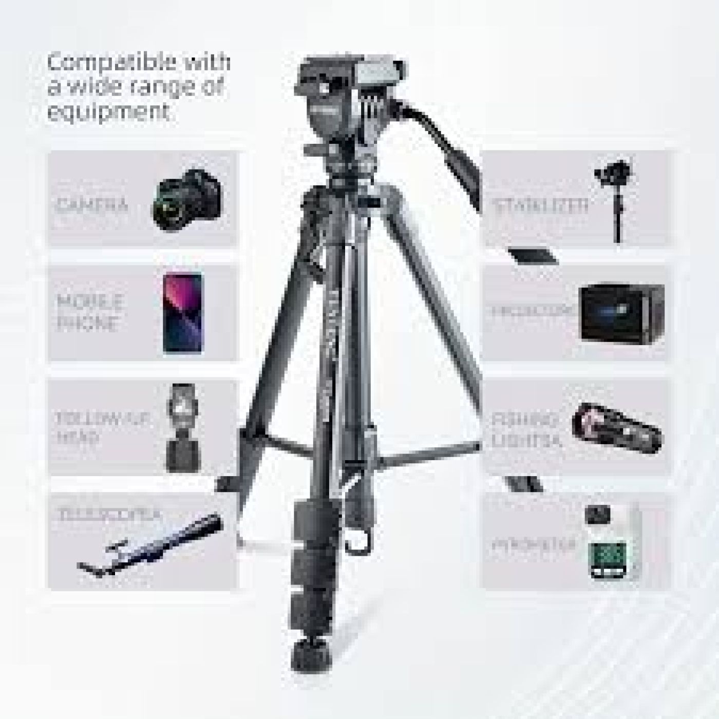 [Thị trường 1220k] Chân máy ảnh, điện thoại chuyên nghiệp Tripod Yunteng VCT-880