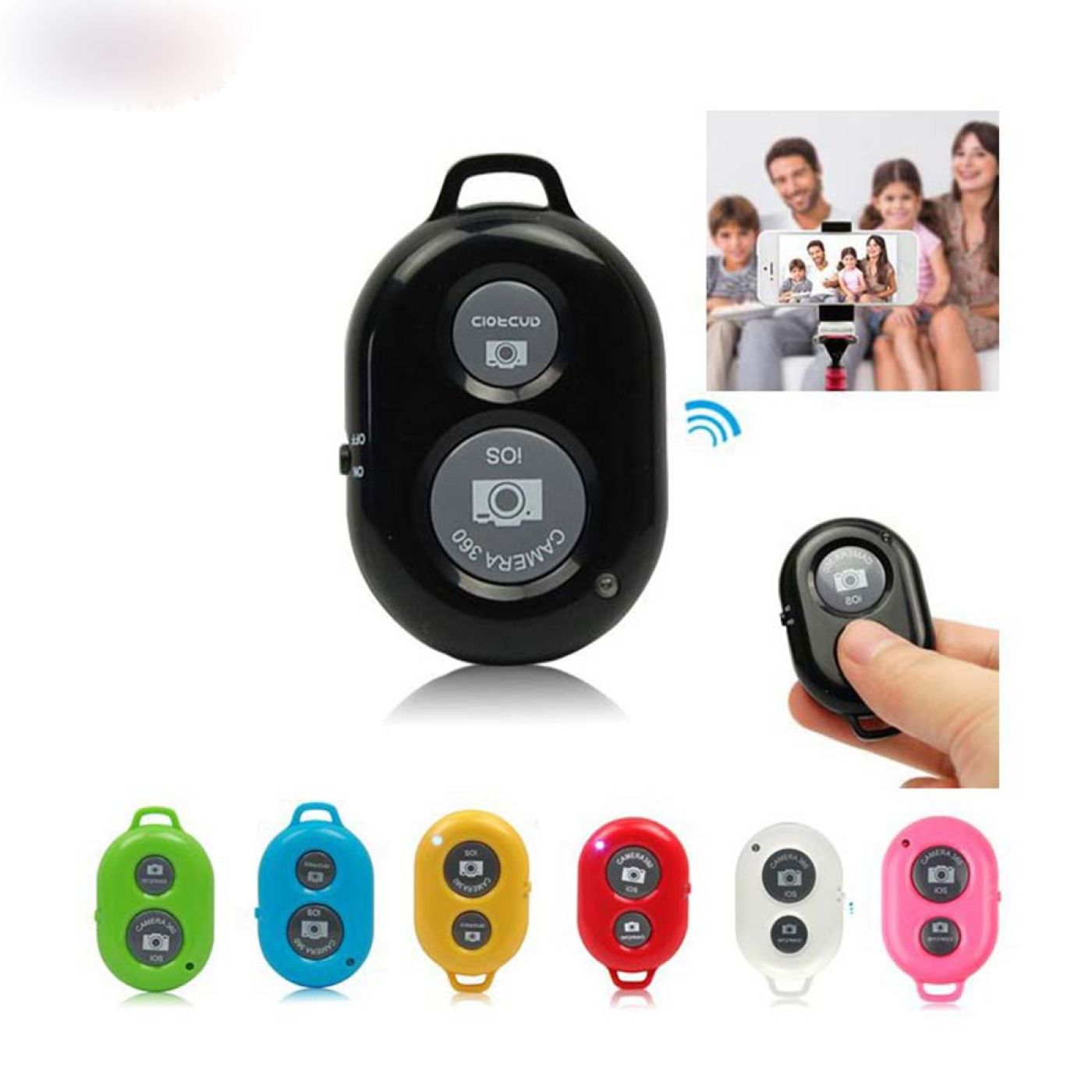 [Shopee 14k] Remote điều khiển chụp ảnh bluetooth cả ios và android