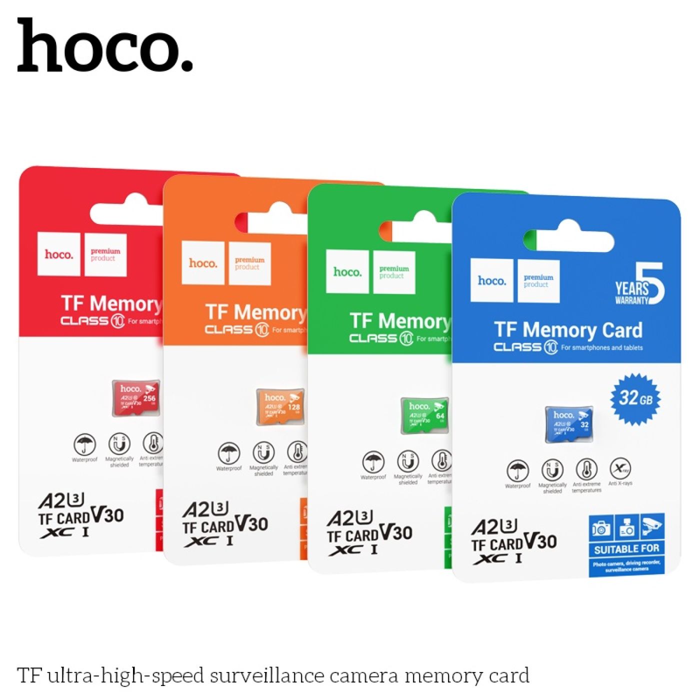 Thẻ nhớ TF memory Card micro SD cao cấp cho Camera giám sát tốc độ cao nhanh 32GB Hoco