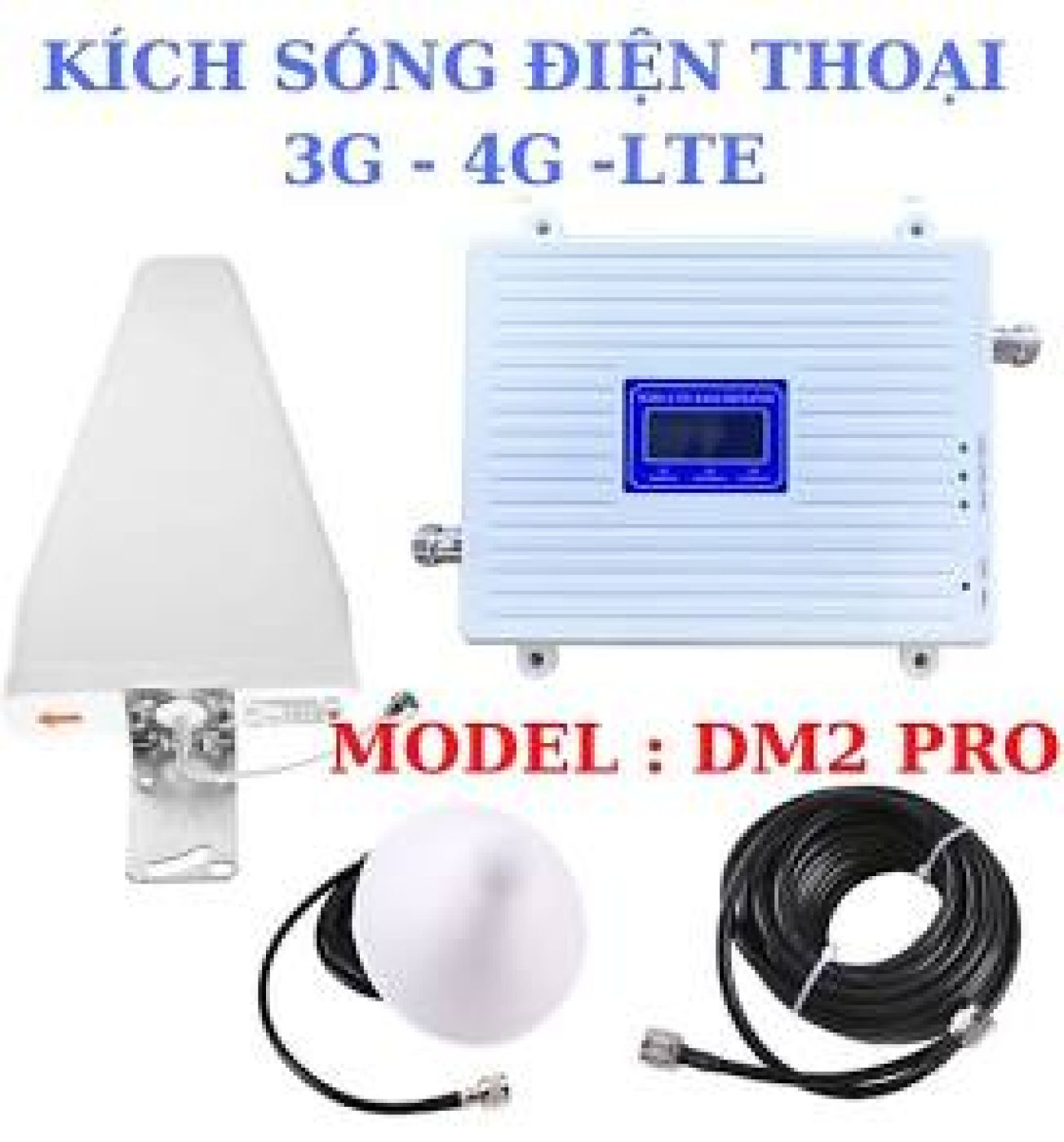 Kích sóng điện thoại DM2 Pro - Tăng sóng điện thoại tất cả nhà mạng