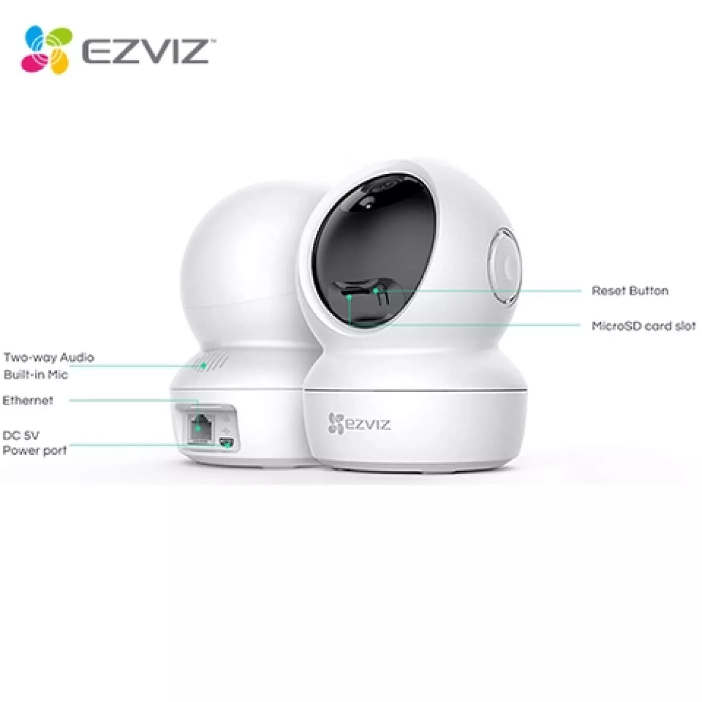 Camera Wifi Ezviz C6N, Full HD1080p, xoay 360, Đàm thoại hai chiều.