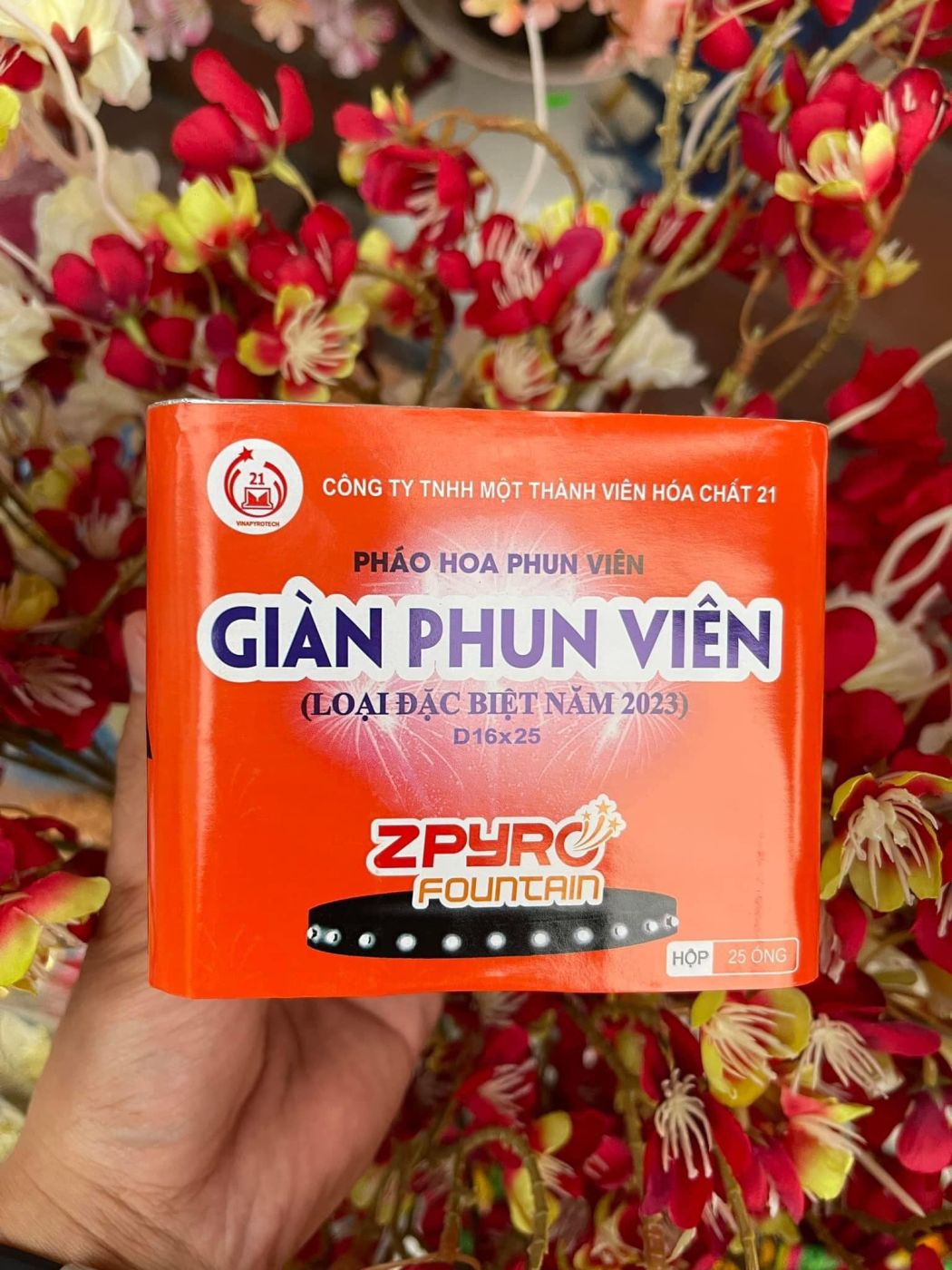 Giàn phun viên đặc biệt 2023 - pháo hoa z121