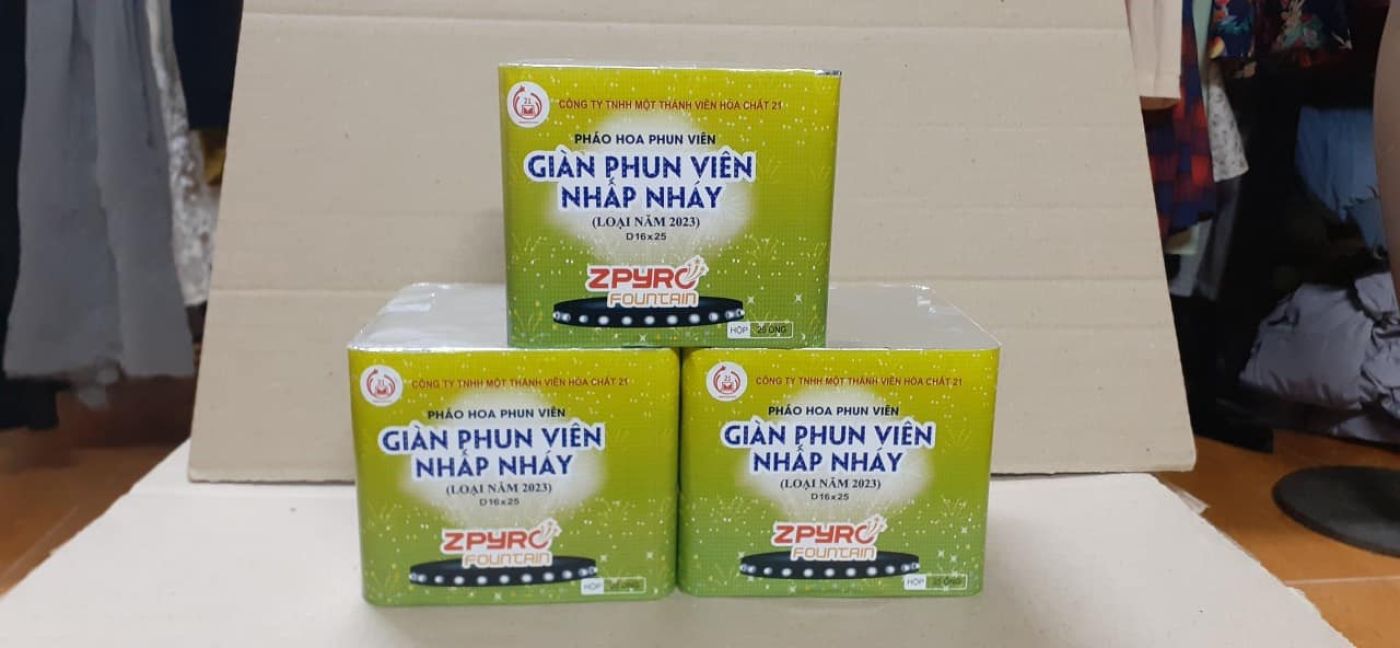 Giàn phun viên nhấp nháy đặc biệt 2023 - pháo hoa z121