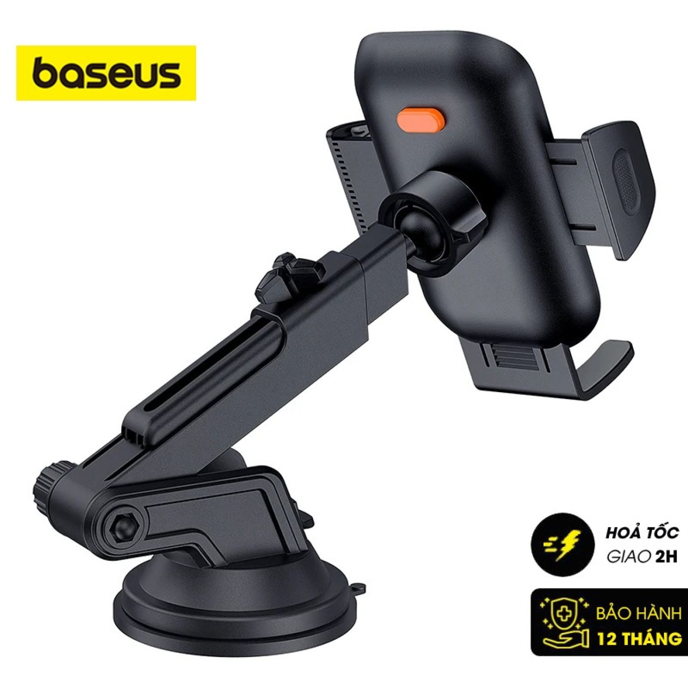 Baseus UltraControl Go Series Clamp-Type Phone Holder Dùng Cho Taplo (Suction Cup Version)