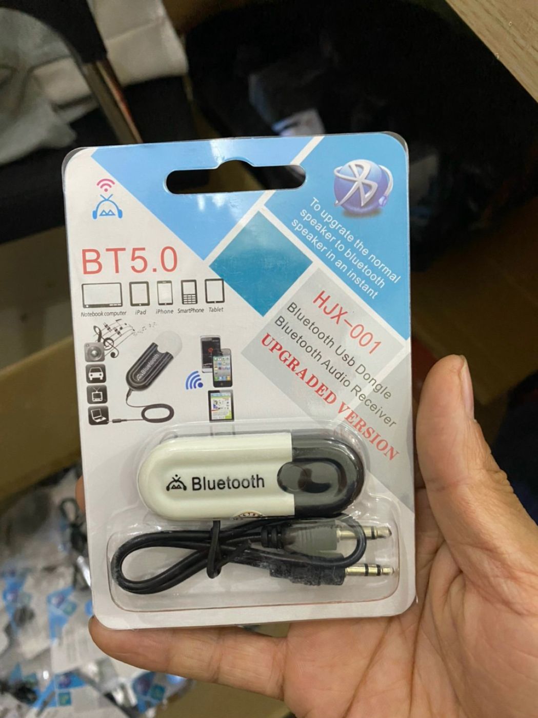 Usb thu bluetooth Dongle 5.0 cho loa, amply