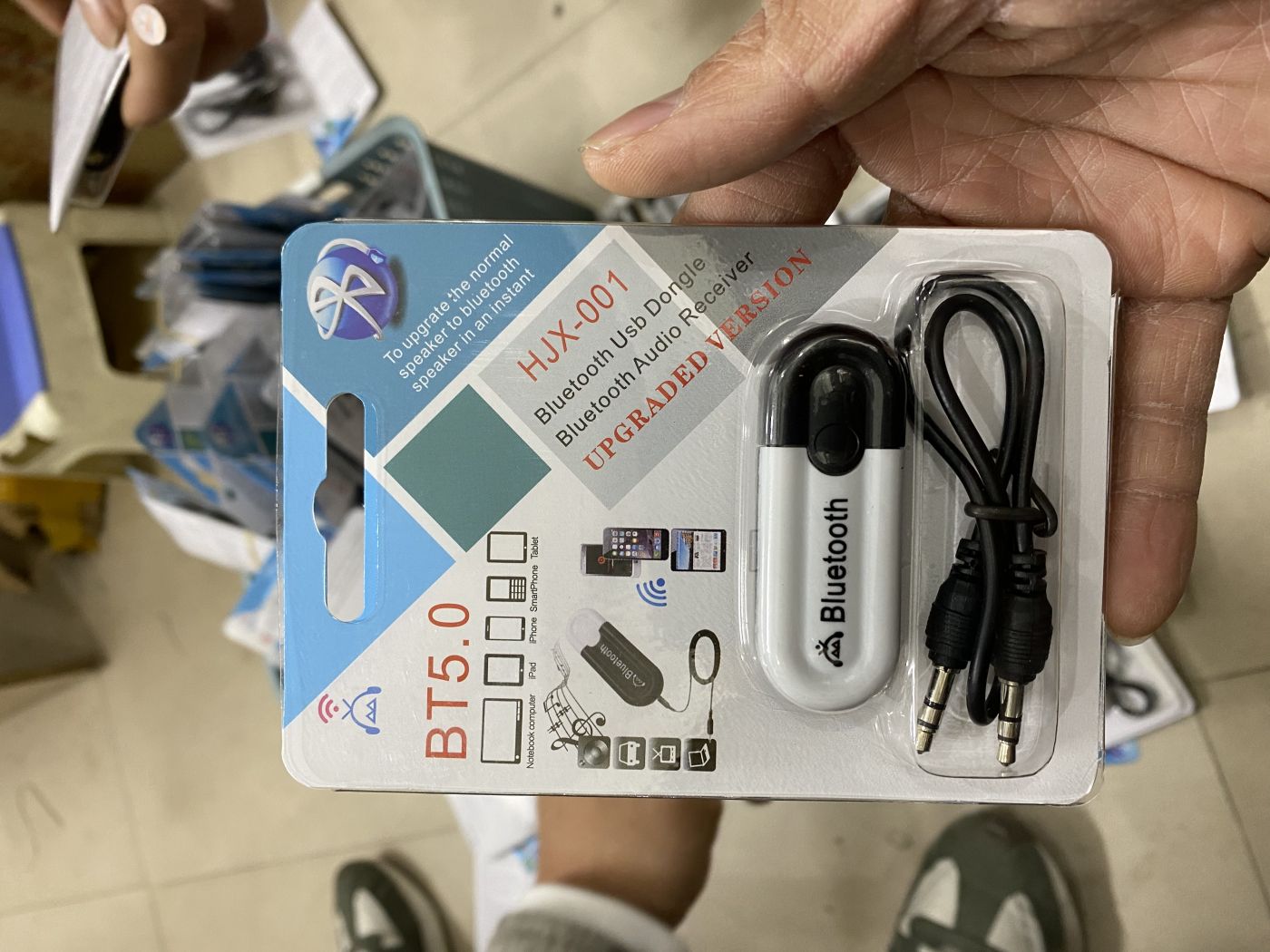 Usb thu bluetooth Dongle 5.0 cho loa, amply