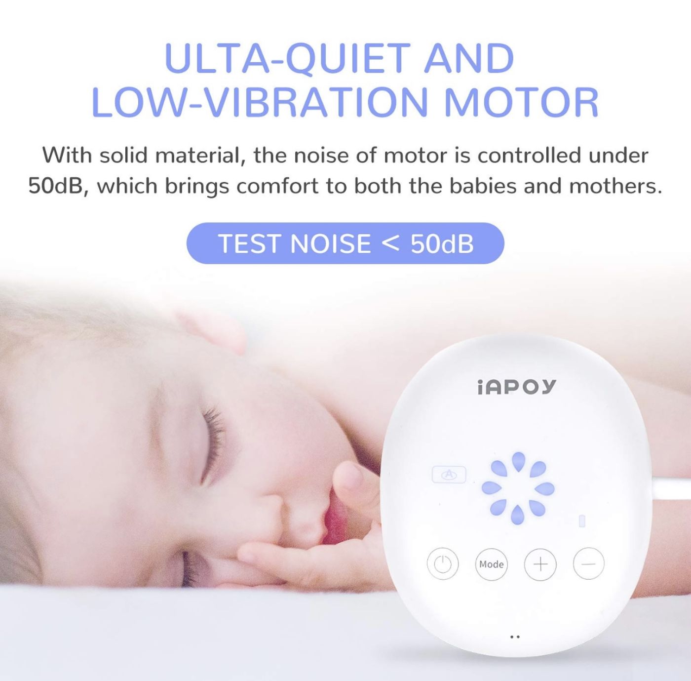 Máy Hút Sữa Đôi iAPOY Có Chế Độ Tự Động & Massage Ngực ( hàng Amazon Mỹ )