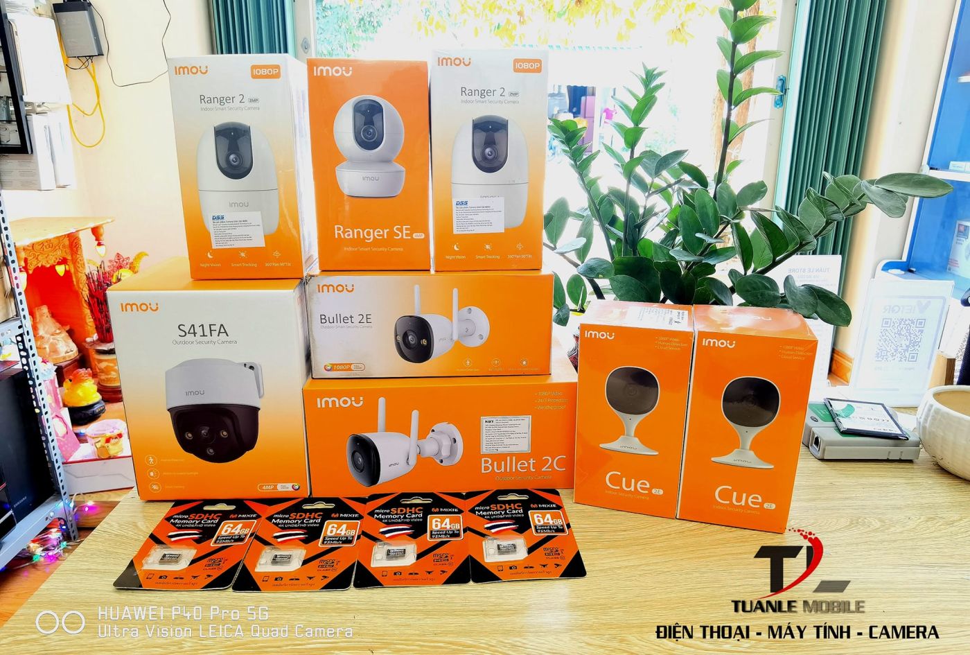 Camera WIFI ngoài trời IMOU IPC-S21 2MP XOAY 360 CÓ MÀU BAN ĐÊM