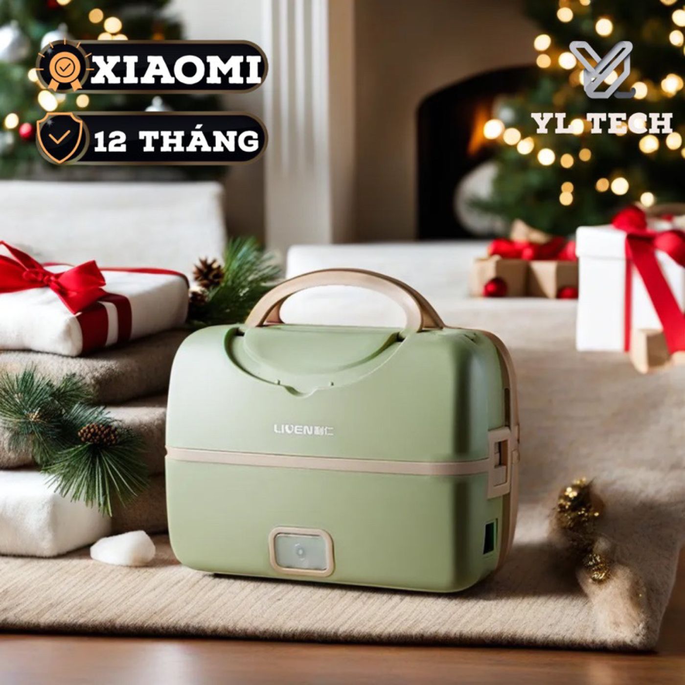 Nồi cơm di động cắm điện Xiaomi Liven Portable Cooking Electric Lunch Box FH-18