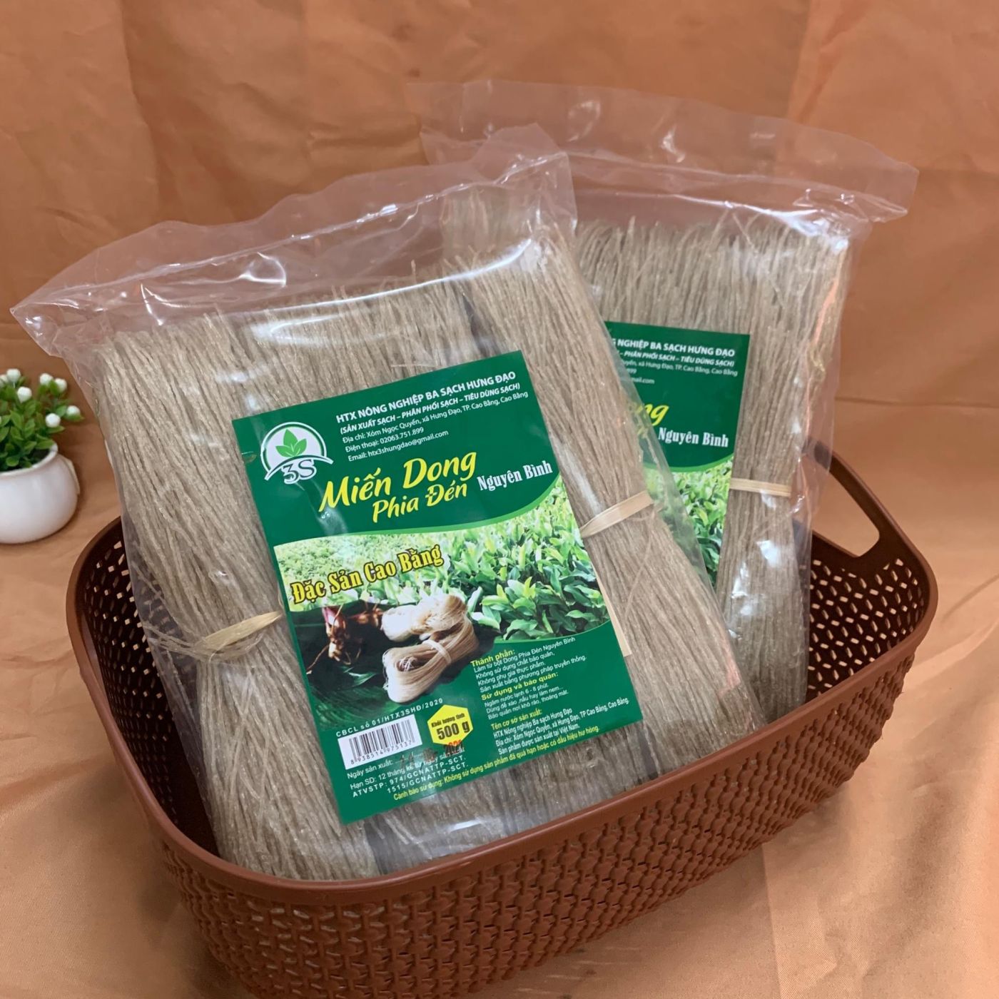 Miến Dong Phía Đén 500g- HTX Cao Bằng