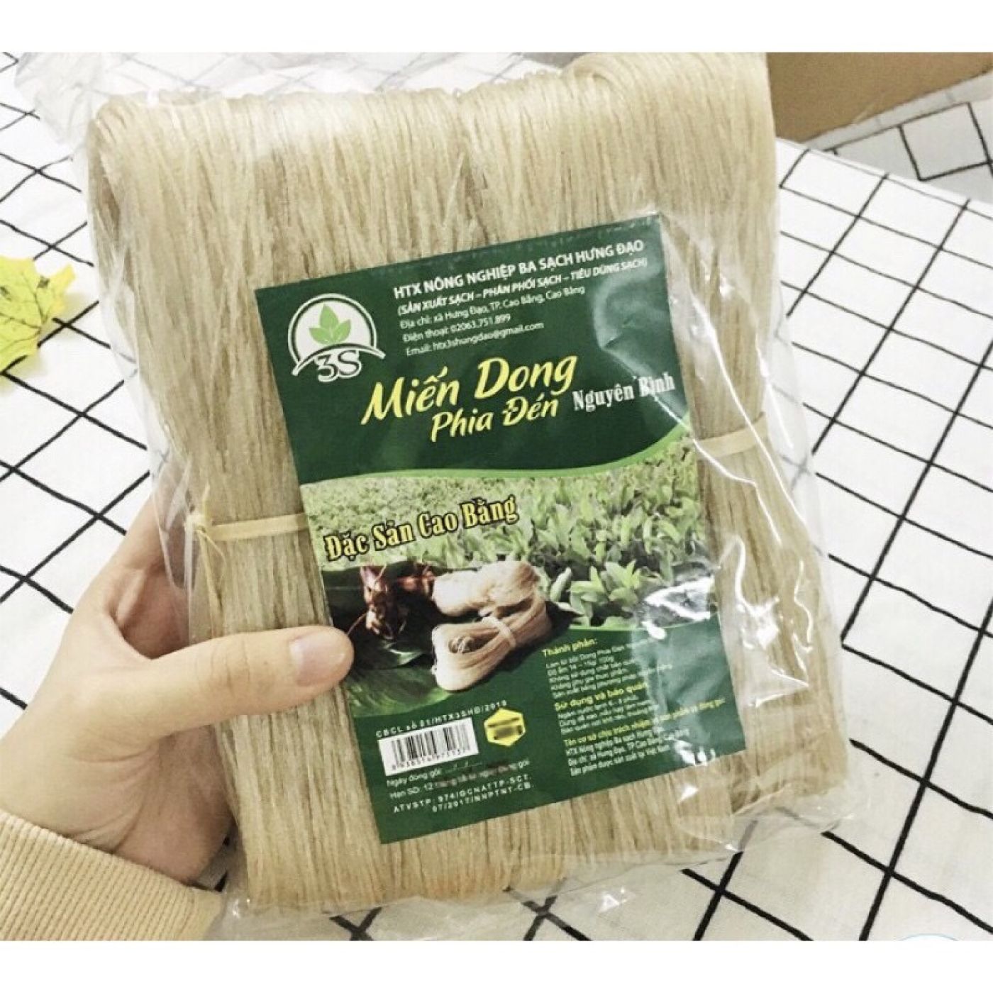 Miến Dong Phía Đén 500g- HTX Cao Bằng