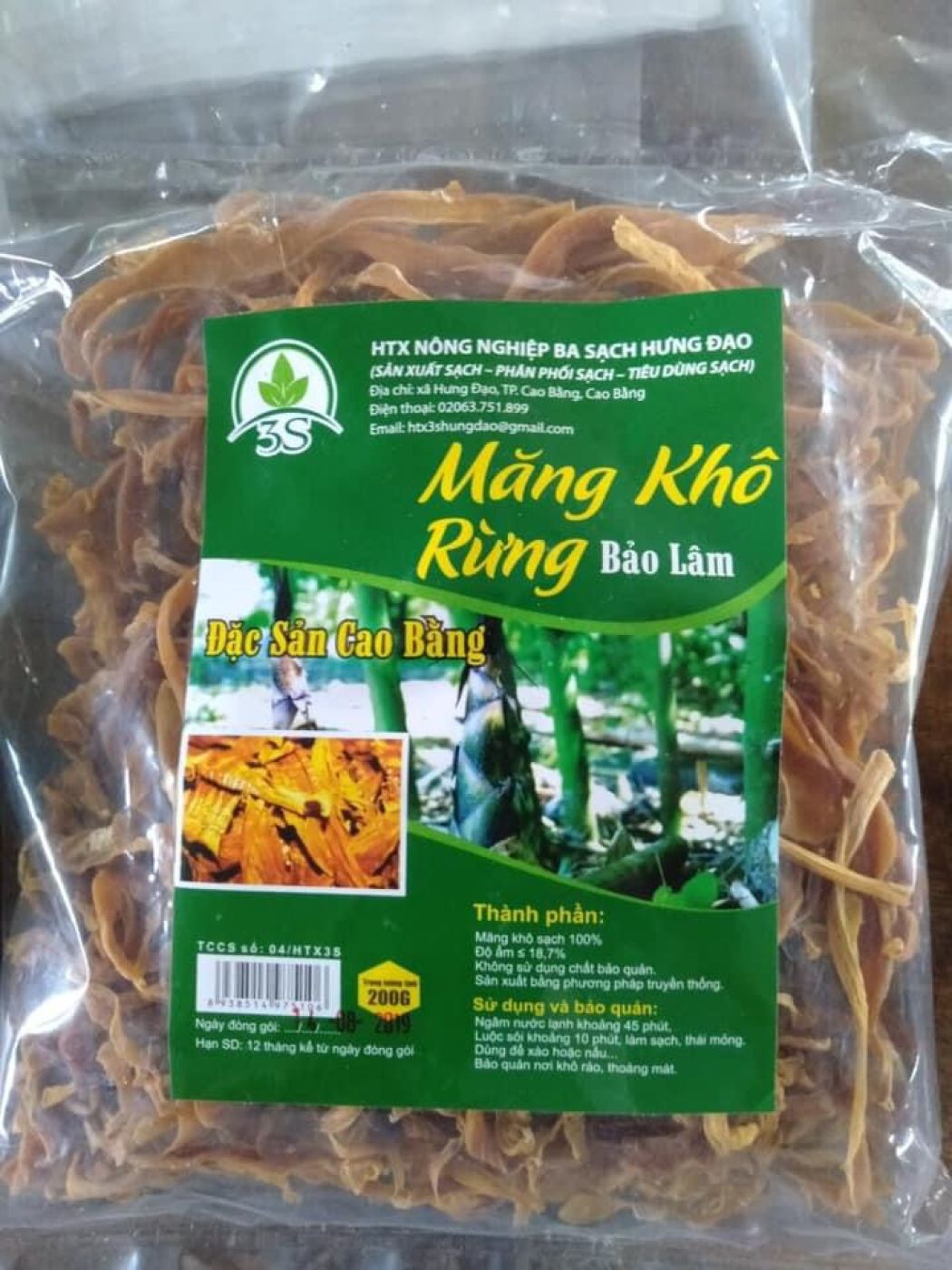 Măng khô rừng Bảo Lâm ngon, sạch, không chất bảo quản - Đặc sản Cao Bằng