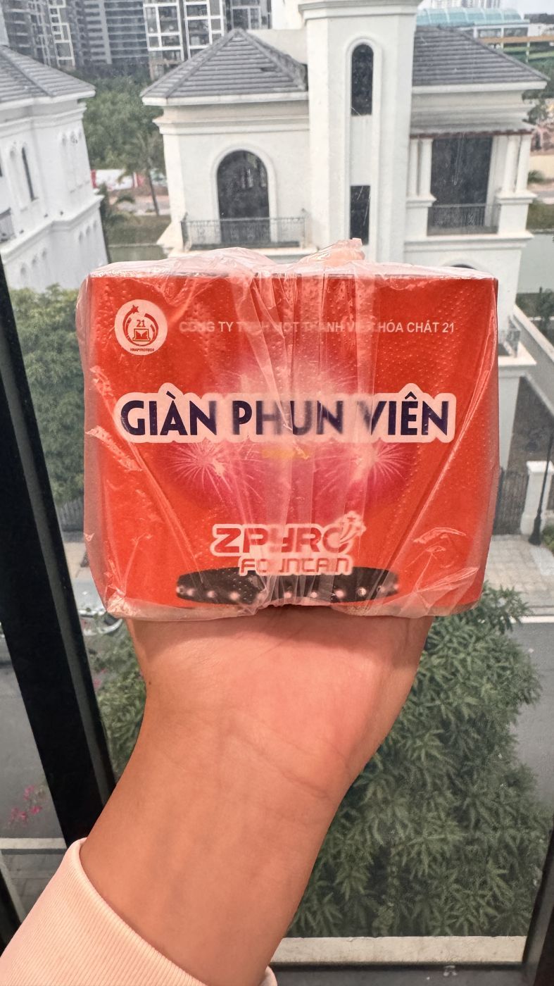 Pháo hoa bộ quốc phòng giàn phun viên D16x26 ( sx trước 31/12/2022)