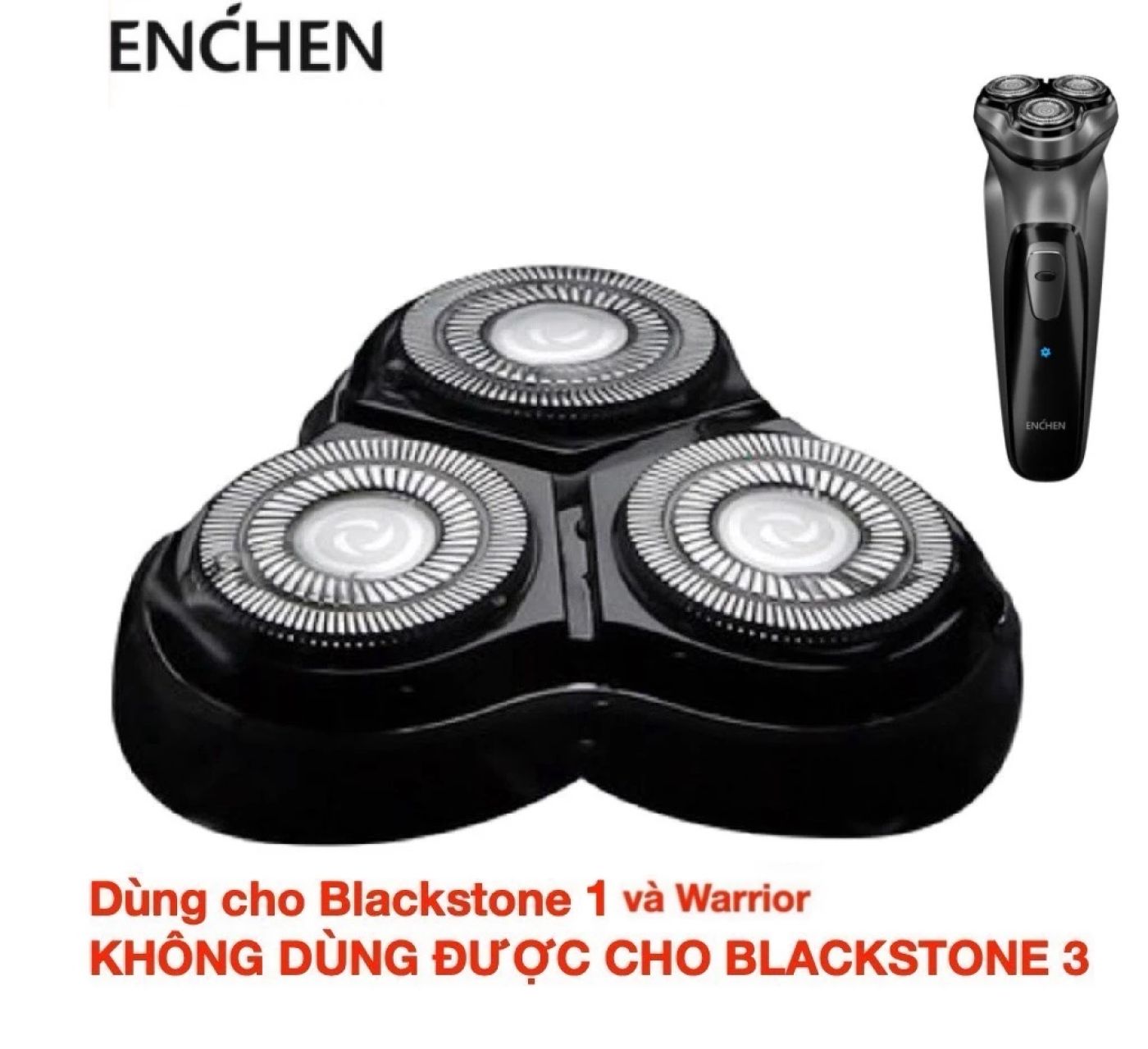 Đầu cạo râu, lưỡi dao thay thế cho cạo râu Enchen BlackStone 1