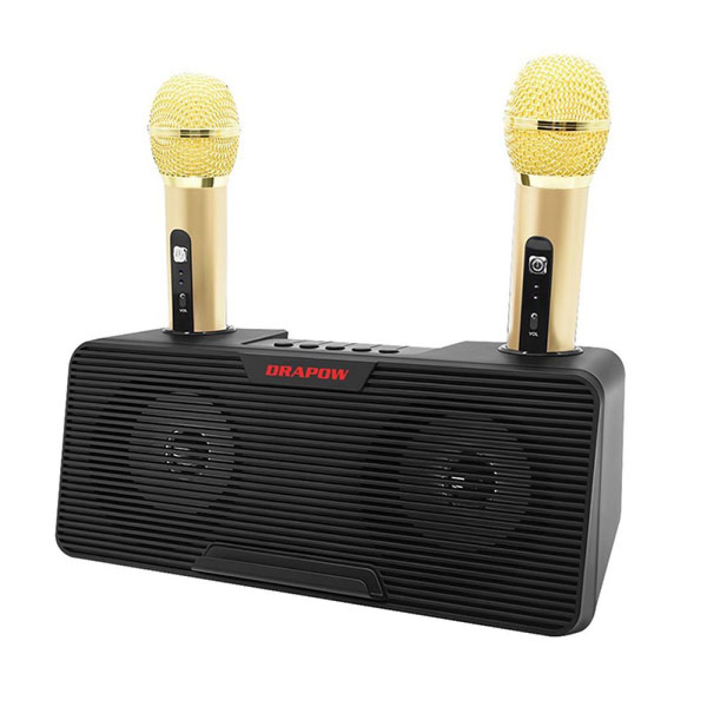 Loa Bluetooth hát Karaoke Drapow SB02 kèm 2 Mic ( hàng new mới 100%)