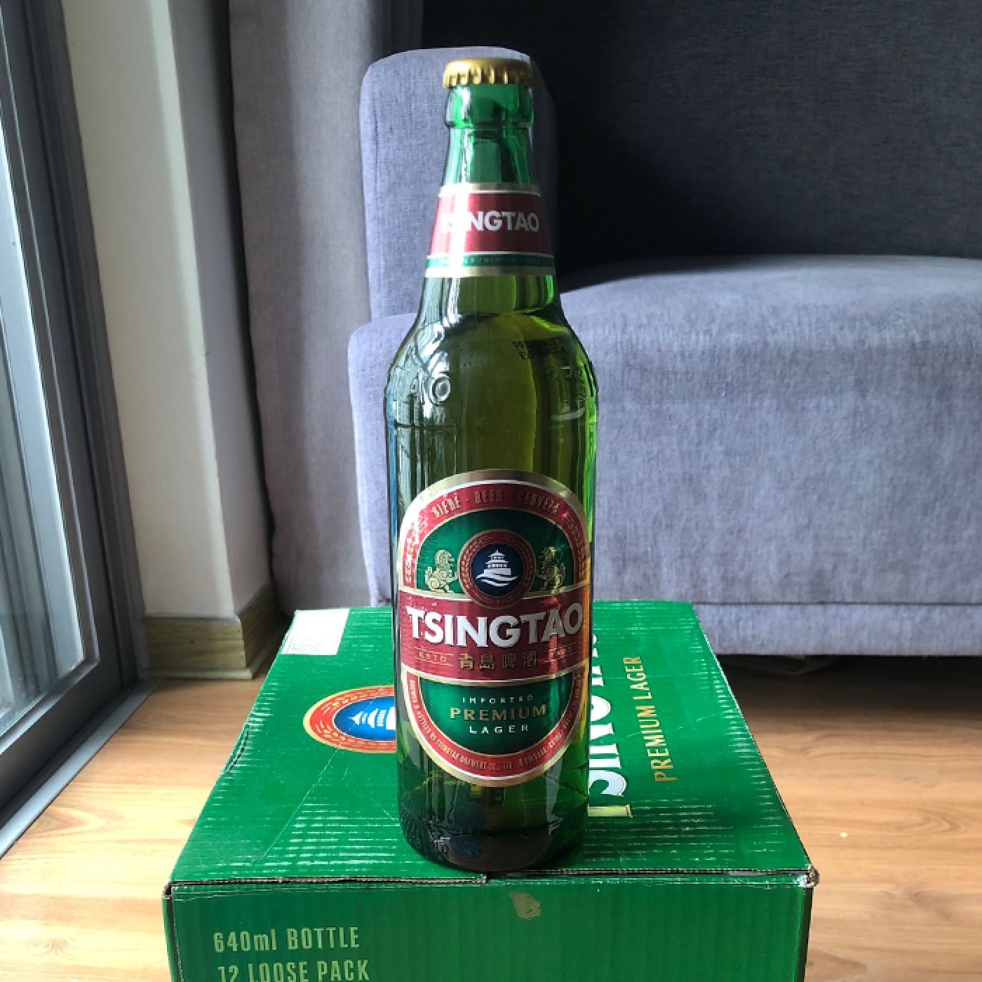 Bia Tsingtao Thanh Đảo 5% Chai 640ml