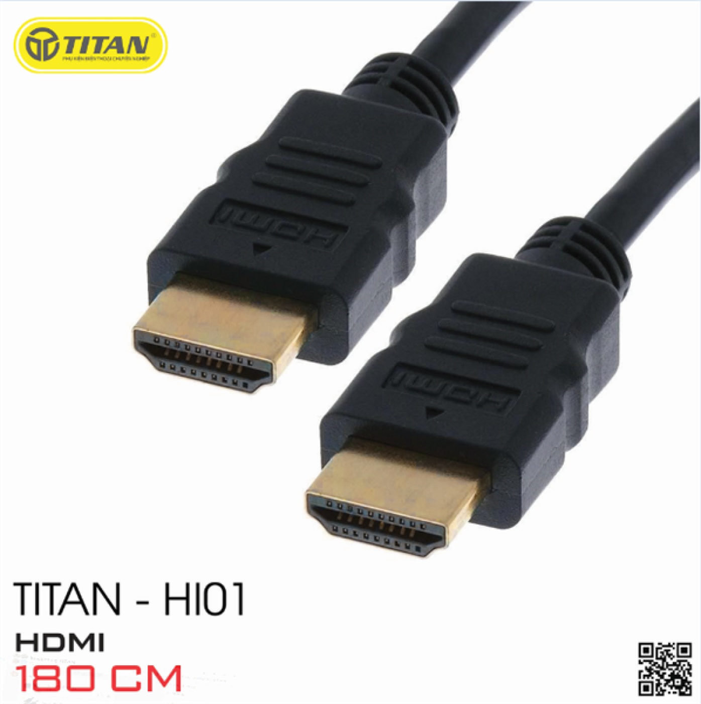 Cáp HDMI 1.8M Titan HI01 - BH 12 Tháng