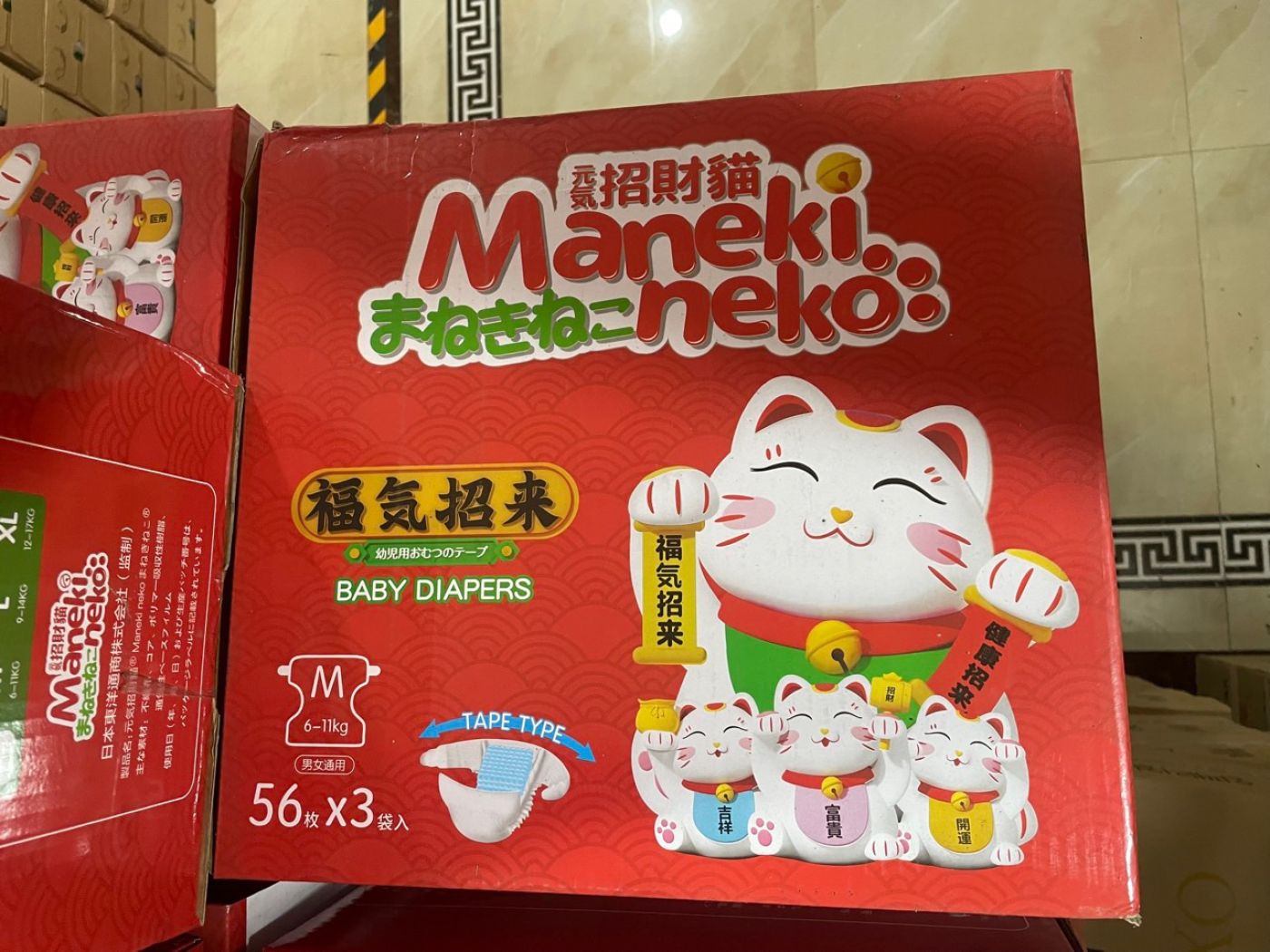 Bỉm Mèo Thần Tài Maneki Neko