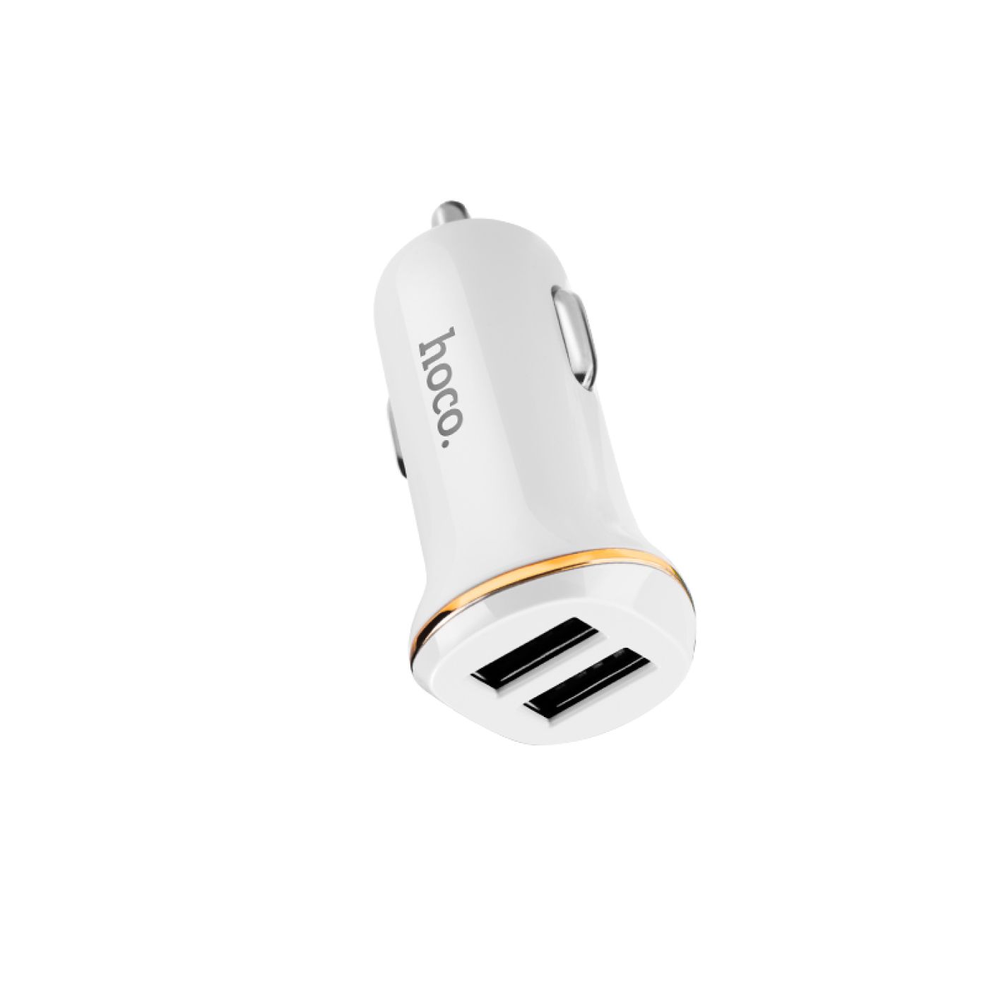 Tẩu sạc nhanh ôtô 2.1A Hoco Z1 gồm 2 cổng USB tiện lợi