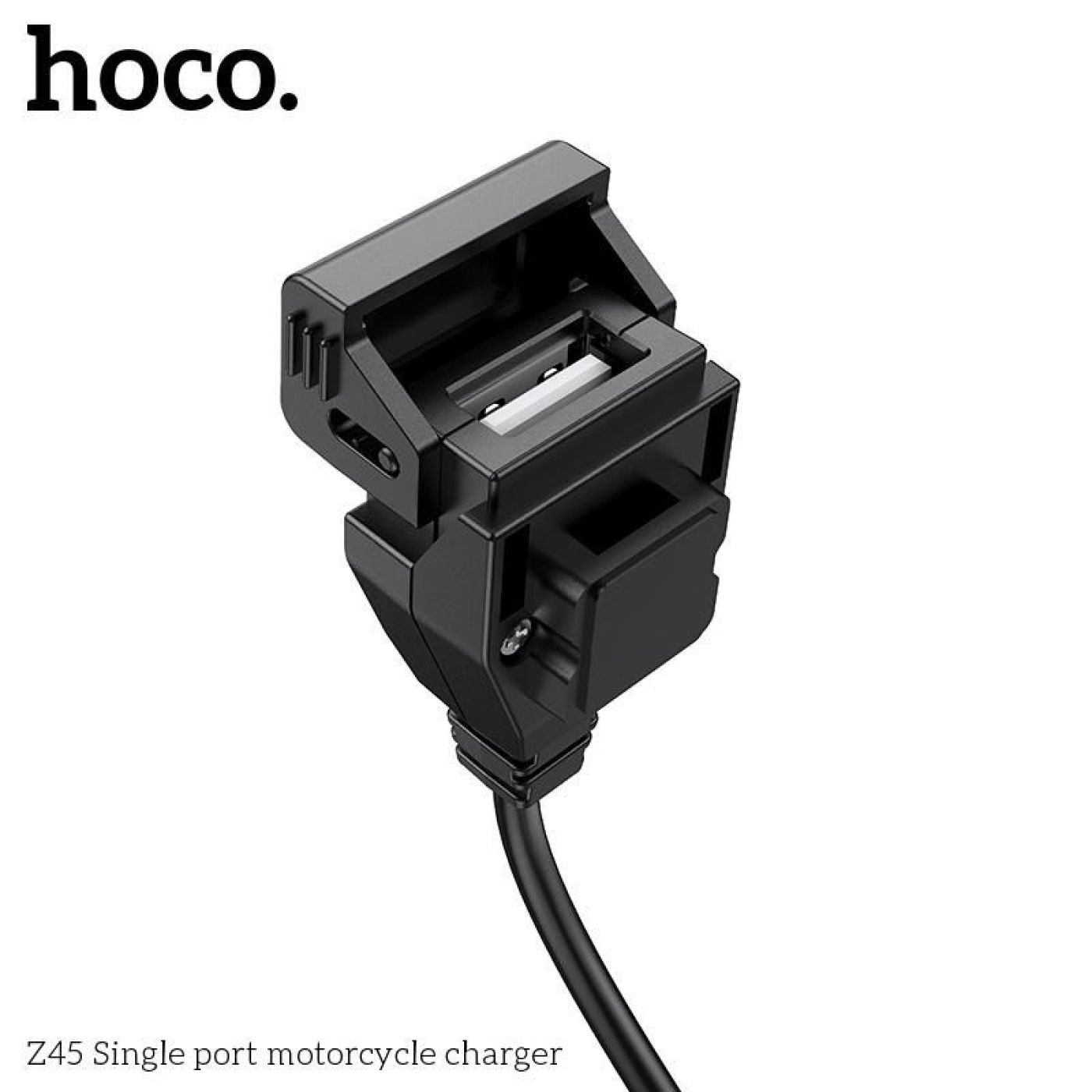 Tẩu sạc Hoco Z45 dành cho xe máy USB sạc điện, chống nước