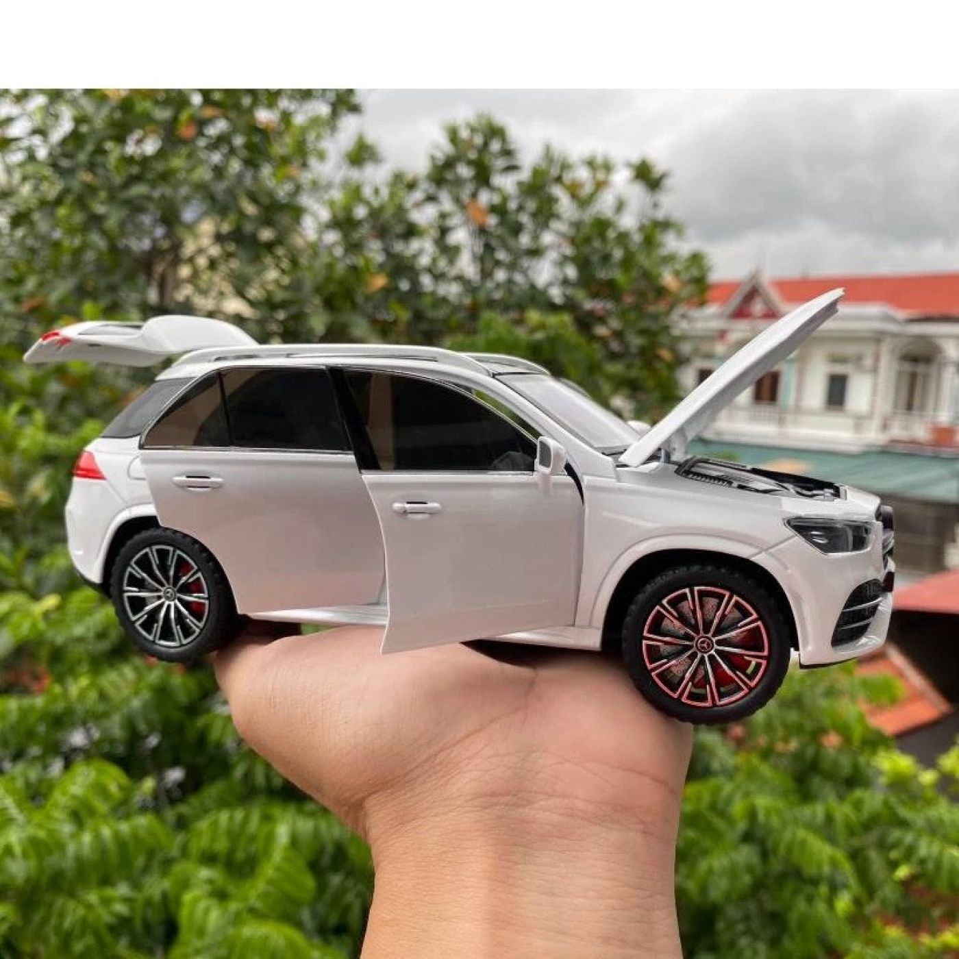 Mô hình xe Mercedes Benz GLE 350 tỉ lệ 1:24 (xanh dương, đen, trắng- note màu vào ghi chú)